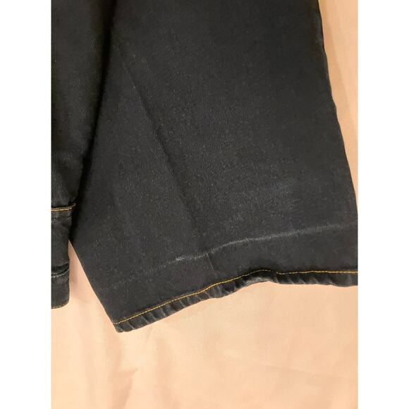 Kani Gold Jeans Mens 38x34 Straight Dark Wash Classic Embroidered Hip Hop - Picture 13 of 13